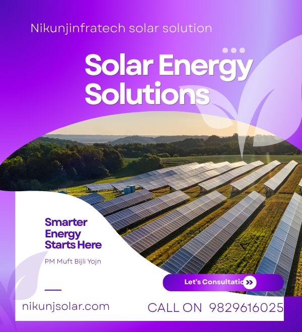 nikunjinfratech solar solution
